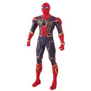 Brinquedos infantis de 17 cm, figuras de anime da Marvel, Homem-Aranha, Hulk, Homem de Ferro, desenho animado, brinquedo para crianças, boneca que brilha no escuro, hobby.