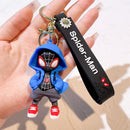 Chaveiro Marvel Homem-Aranha Boneco Fofo Widget Figuras de Ação Vingadores Homem de Ferro Capitão América Bolsa Chaveiro Widget Presentes de Aniversário