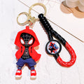 Chaveiro Marvel Homem-Aranha Boneco Fofo Widget Figuras de Ação Vingadores Homem de Ferro Capitão América Bolsa Chaveiro Widget Presentes de Aniversário