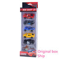 Conjunto de 6-7 peças de carros de corrida de metal fundido da Disney Pixar Car 3, 2 e 1: Relâmpago McQueen, Caminhão Mack, Jackson e Storm. Brinquedo Dinoco Racer para meninos.