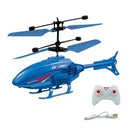 Helicóptero de indução com controle remoto resistente a impactos, drone de brinquedo suspenso de modo duplo com luzes.