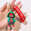 Chaveiro Marvel Homem-Aranha Boneco Fofo Widget Figuras de Ação Vingadores Homem de Ferro Capitão América Bolsa Chaveiro Widget Presentes de Aniversário