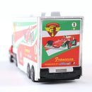 Miniatura de caminhão em miniatura do filme Carros 3 da Pixar, com os personagens Relâmpago McQueen, Jackson e Storm Ramirez. Brinquedo infantil para presente.