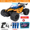Remote Control Car RC Drift Racing 1:16 Vehicle Off Road Alloy 2.4G Radio High-Speed Trucks With LED Light Climbing Gift Kid Toy