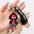 Chaveiro Marvel Homem-Aranha Boneco Fofo Widget Figuras de Ação Vingadores Homem de Ferro Capitão América Bolsa Chaveiro Widget Presentes de Aniversário