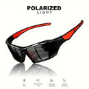 1Óculos de Sol Esportivos Polarizados Masculinos /3PCS Leves com Visão Noturna para Ciclismo, Direção, Pesca e Moda com Lentes Espelhadas
