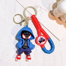 Chaveiro Marvel Homem-Aranha Boneco Fofo Widget Figuras de Ação Vingadores Homem de Ferro Capitão América Bolsa Chaveiro Widget Presentes de Aniversário