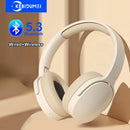 Fones de ouvido Bluetooth 5.3 para jogos, com modo duplo, sem fio, dobráveis, com redução de ruído, compatíveis com iPhone e Xiaomi.