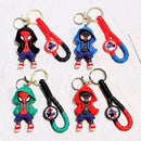 Chaveiro Marvel Homem-Aranha Boneco Fofo Widget Figuras de Ação Vingadores Homem de Ferro Capitão América Bolsa Chaveiro Widget Presentes de Aniversário