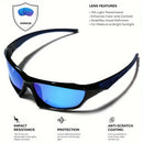 1Óculos de Sol Esportivos Polarizados Masculinos /3PCS Leves com Visão Noturna para Ciclismo, Direção, Pesca e Moda com Lentes Espelhadas