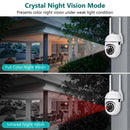 YCC365 Plus Wifi Camera Outdoor AI Human Detect Wireless Surveillance Camera Security Protection CCTV With 1080P IP Camera