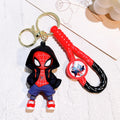 Chaveiro Marvel Homem-Aranha Boneco Fofo Widget Figuras de Ação Vingadores Homem de Ferro Capitão América Bolsa Chaveiro Widget Presentes de Aniversário