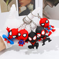 Chaveiro Marvel Homem-Aranha Boneco Fofo Widget Figuras de Ação Vingadores Homem de Ferro Capitão América Bolsa Chaveiro Widget Presentes de Aniversário