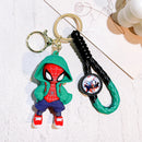 Chaveiro Marvel Homem-Aranha Boneco Fofo Widget Figuras de Ação Vingadores Homem de Ferro Capitão América Bolsa Chaveiro Widget Presentes de Aniversário