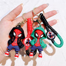 Chaveiro Marvel Homem-Aranha Boneco Fofo Widget Figuras de Ação Vingadores Homem de Ferro Capitão América Bolsa Chaveiro Widget Presentes de Aniversário